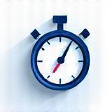 Visual representation of saving time.