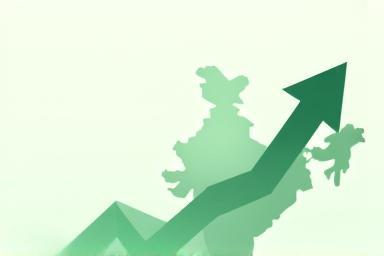 Headline image for news article on India's Q3 economic growth.